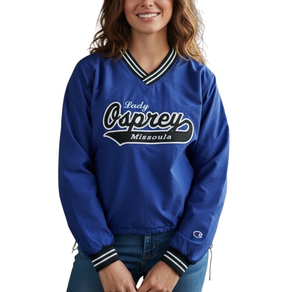 Champion Vintage Lady Osprey Missoula Pullover Jacket Small